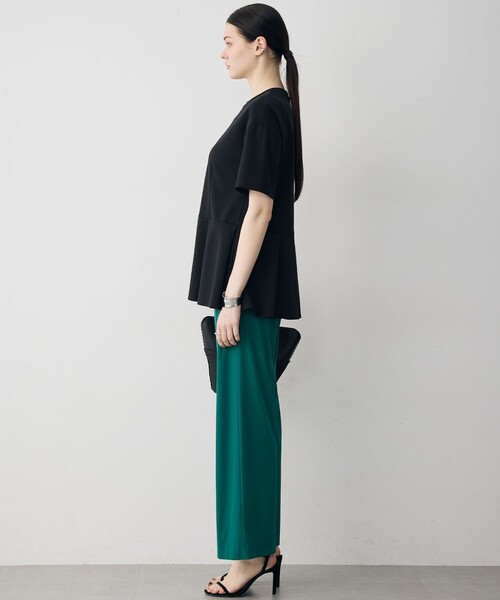 ICB(アイシービー)の「【WEB限定カラーあり】マットスキューバ トラックワイドパンツ(その他パンツ・レディース・ブラック系/ネイビー系/黄土色系/ピーコックグリーン系・X-LARGE/LARGE)」の7枚目の写真