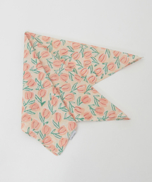 MELROSE claire（メルローズ クレール）の「【チューリップブロックプリントハンカチ】（ハンカチ/ハンドタオル）」