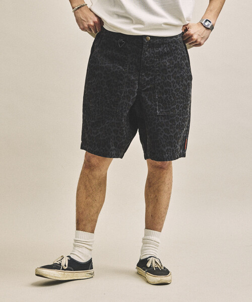 FREAK'S STORE（フリークスストア）の「FREAK'S STORE for BEACH & FES サマーコーデュロイ イージーショーツ/短パン（その他パンツ・メンズ・チャコールグレー/ブラウン/レオパード/その他9/その他13/その他15/その他16・LARGE/MEDIUM）」の4枚目の写真