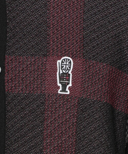 BLACK LABEL CRESTBRIDGE(ブラックレーベル・クレストブリッジ)の「【WEB限定】クレストブリッジチェックメッシュニットカーディガン(カーディガン/ボレロ・メンズ・ブラック・XL/L/M)」の7枚目の写真