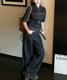 デニム セットアップ