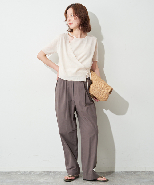 FLEK（フレック）の「FLEK/フレック ショルダーカットアウトニット（ニット/セーター・レディース・アイボリー/ブラック・FREE）」の16枚目の写真