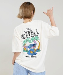 ANTIBAL/アンティバル レディース 半袖 Tシャツ バックプリント サガラ刺繡 スティッチコラボ 263AN2ST910