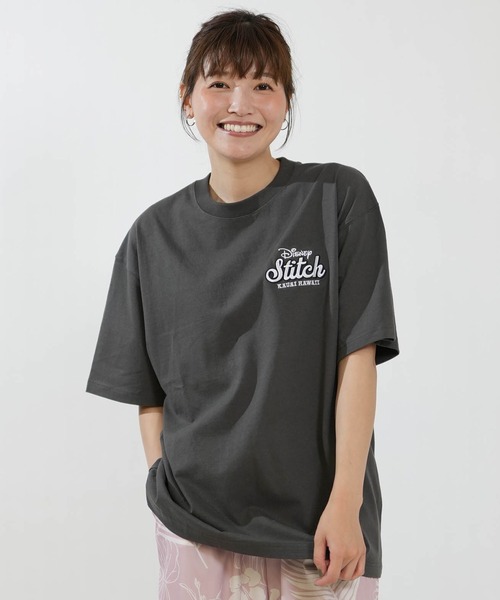 ANTIBAL（アンティバル）の「ANTIBAL/アンティバル レディース 半袖 Tシャツ バックプリント サガラ刺繡 スティッチコラボ 263AN2ST910（Tシャツ/カットソー・レディース・グレー/ホワイト・FREE）」の10枚目の写真