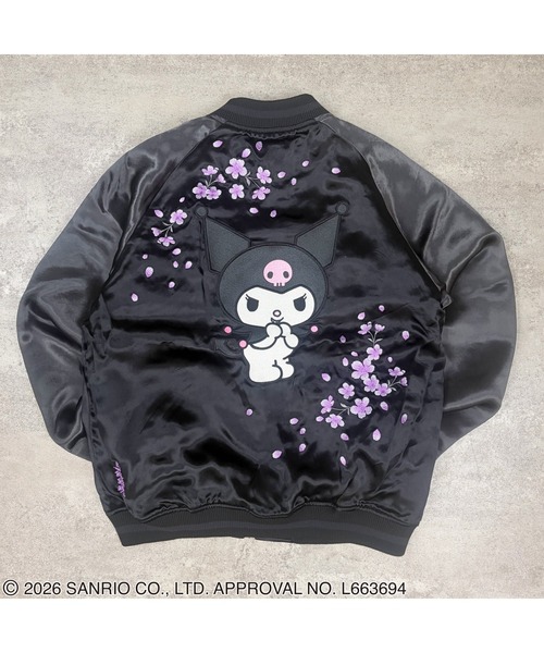Kuromi(クロミ)の「絡繰魂-KUROMI SAKURA SJ(その他アウター・メンズ・ブラック/パープル・L/M/XL)」の7枚目の写真