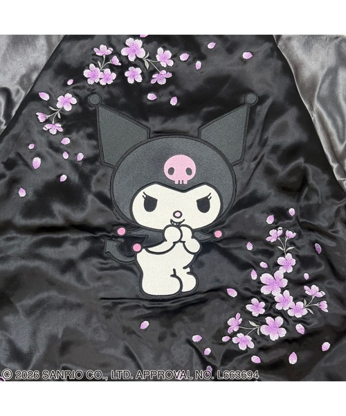 Kuromi(クロミ)の「絡繰魂-KUROMI SAKURA SJ(その他アウター・メンズ・ブラック/パープル・L/M/XL)」の11枚目の写真