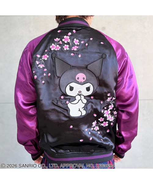 Kuromi(クロミ)の「絡繰魂-KUROMI SAKURA SJ(その他アウター・メンズ・ブラック/パープル・L/M/XL)」の18枚目の写真