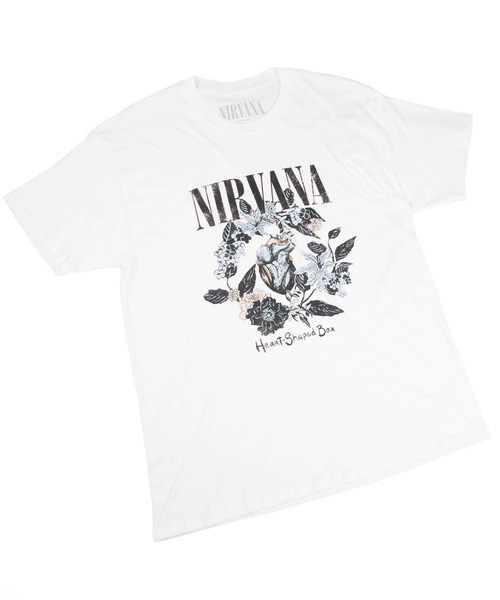 ROCK-OFF(ロックオフ)の「【ROCK-OFF】【3】NIRVANA SHAPE BOX T-SHIRTS(Tシャツ/カットソー・メンズ・ホワイト・X-LARGE/MEDIUM/LARGE)」の1枚目の写真