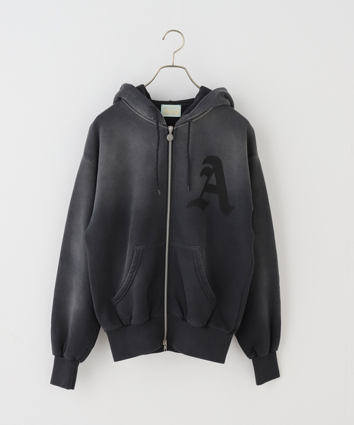 ARIES(アリーズ)の「【ARIES / アリーズ】Aged Gothic Zip Through Hoodie(Tシャツ/カットソー・レディース・ブラック・SMALL/MEDIUM)」の5枚目の写真