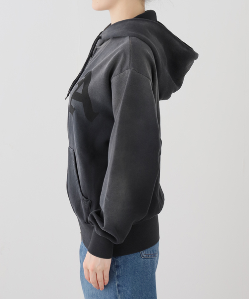 ARIES(アリーズ)の「【ARIES / アリーズ】Aged Gothic Zip Through Hoodie(Tシャツ/カットソー・レディース・ブラック・SMALL/MEDIUM)」の7枚目の写真