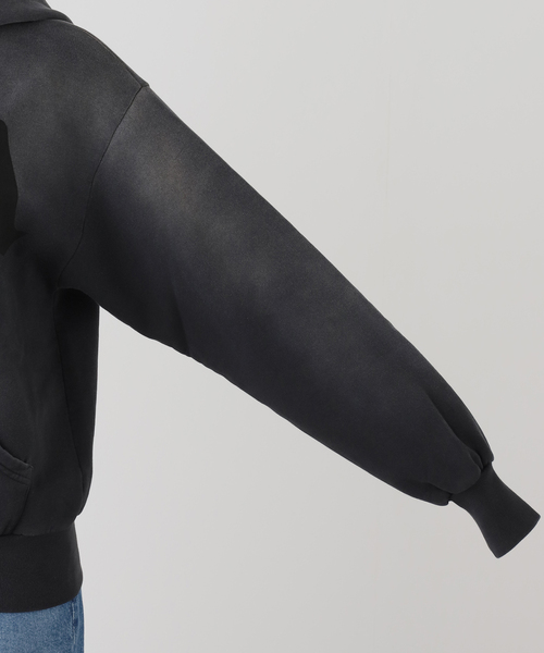 ARIES(アリーズ)の「【ARIES / アリーズ】Aged Gothic Zip Through Hoodie(Tシャツ/カットソー・レディース・ブラック・SMALL/MEDIUM)」の9枚目の写真