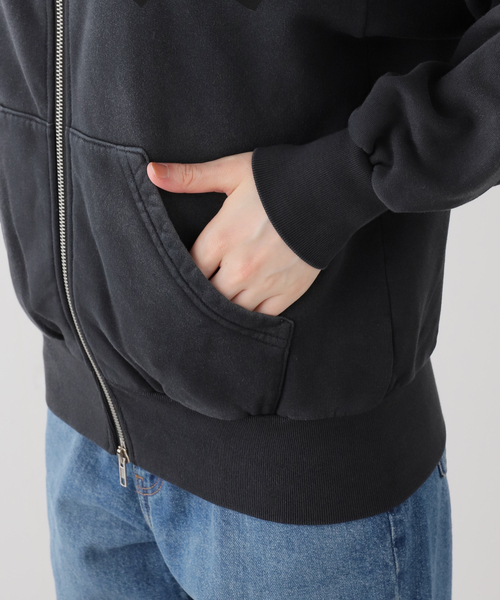 ARIES(アリーズ)の「【ARIES / アリーズ】Aged Gothic Zip Through Hoodie(Tシャツ/カットソー・レディース・ブラック・SMALL/MEDIUM)」の10枚目の写真