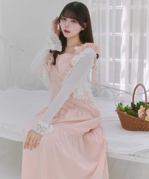 Belle Charme】Sparkle Frill Cadigan（カーディガン/ボレロ）｜OLIVE