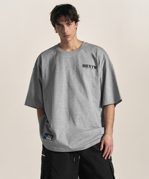 BRNTW LOGO T-SHIRTS [MELANGE GREY]