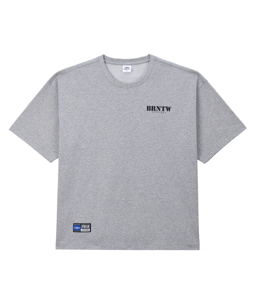 BORN TO WIN（ボーントゥウィン）の「BRNTW LOGO T-SHIRTS [MELANGE GREY]（Tシャツ/カットソー・メンズ・その他・1/2/3）」の4枚目の写真