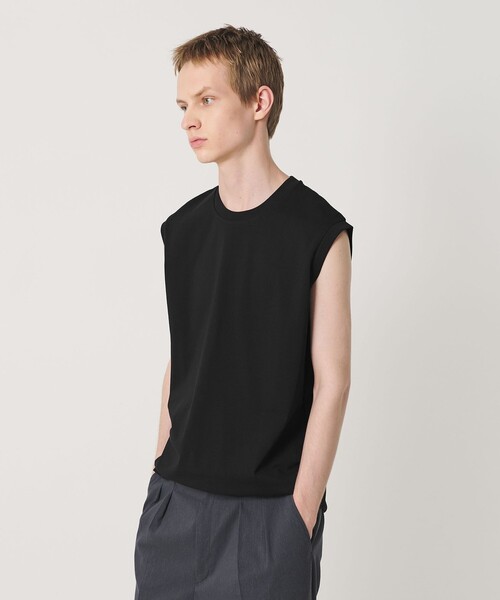 BEAUTY&YOUTH UNITED ARROWS(ビューティーアンドユースユナイテッドアローズ)の「クール デオドラント ノースリーブ Tシャツ 抗菌防臭 接触冷感(Tシャツ/カットソー・メンズ・ブラック/ホワイト・S/L/M/XL)」の3枚目の写真