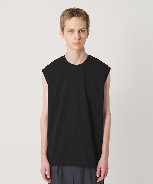 BEAUTY&YOUTH UNITED ARROWS(ビューティーアンドユースユナイテッドアローズ)の「クール デオドラント ノースリーブ Tシャツ 抗菌防臭 接触冷感(Tシャツ/カットソー・メンズ・ブラック/ホワイト・S/L/M/XL)」の5枚目の写真