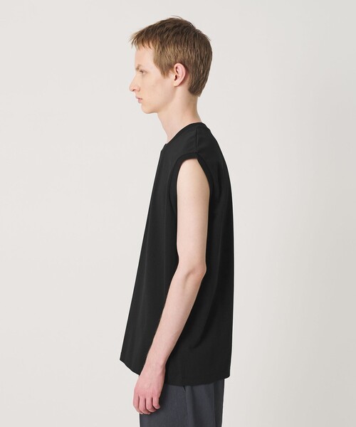 BEAUTY&YOUTH UNITED ARROWS(ビューティーアンドユースユナイテッドアローズ)の「クール デオドラント ノースリーブ Tシャツ 抗菌防臭 接触冷感(Tシャツ/カットソー・メンズ・ブラック/ホワイト・S/L/M/XL)」の6枚目の写真