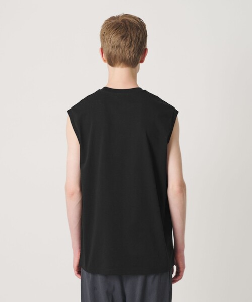 BEAUTY&YOUTH UNITED ARROWS(ビューティーアンドユースユナイテッドアローズ)の「クール デオドラント ノースリーブ Tシャツ 抗菌防臭 接触冷感(Tシャツ/カットソー・メンズ・ブラック/ホワイト・S/L/M/XL)」の7枚目の写真