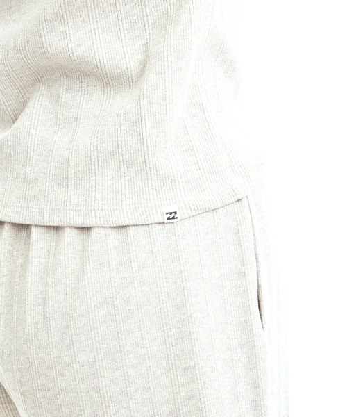 BILLABONG（ビラボン）の「BILLABONG ウィメンズ RONDOM RIB BABY FIT TEE Tシャツ 【2026年夏モデル】（Tシャツ/カットソー・レディース・グレー/ブラック・MEDIUM/LARGE）」の6枚目の写真