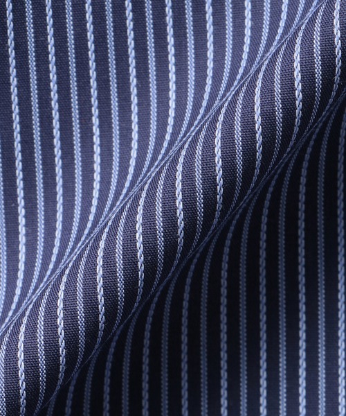 TOKYO SHIRTS(トウキョウシャツ)の「【超形態安定】 形態安定ノンアイロン ワイド 7分袖ビジネスワイシャツ(ビジネスシャツ・レディース・ネイビー・S/M/L/LL/XL)」の5枚目の写真