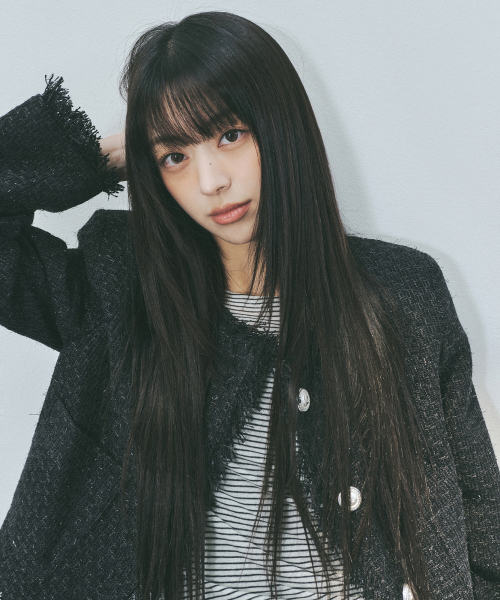 NICK&NICOLE(ニックアンドニコール)の「FRINGE TRIMMING TWEED JACKET_BLACK(テーラードジャケット・レディース・その他・FREE)」の2枚目の写真
