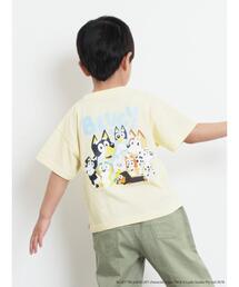 Samansa Mos2 Lagom（サマンサモスモスラーゴム）の「【ブルーイ】ポケット付きプリントTシャツ（Tシャツ/カットソー）」