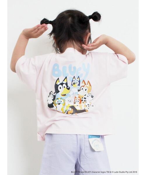 Samansa Mos2 Lagom（サマンサモスモスラーゴム）の「【ブルーイ】ポケット付きプリントTシャツ（Tシャツ/カットソー・キッズ・イエロー/ピンク・100/110/120/95/130）」の7枚目の写真