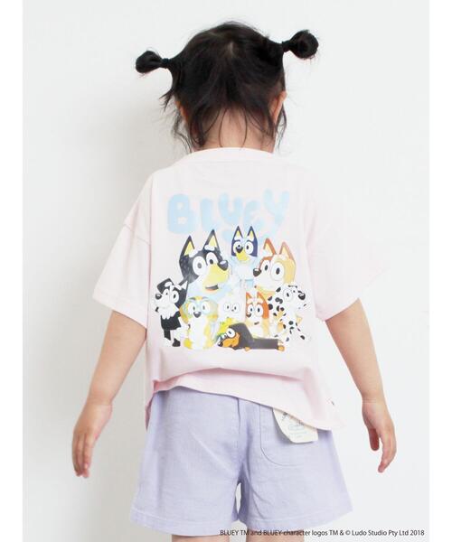 Samansa Mos2 Lagom（サマンサモスモスラーゴム）の「【ブルーイ】ポケット付きプリントTシャツ（Tシャツ/カットソー・キッズ・イエロー/ピンク・100/110/120/95/130）」の8枚目の写真