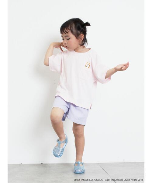 Samansa Mos2 Lagom（サマンサモスモスラーゴム）の「【ブルーイ】ポケット付きプリントTシャツ（Tシャツ/カットソー・キッズ・イエロー/ピンク・100/110/120/95/130）」の10枚目の写真