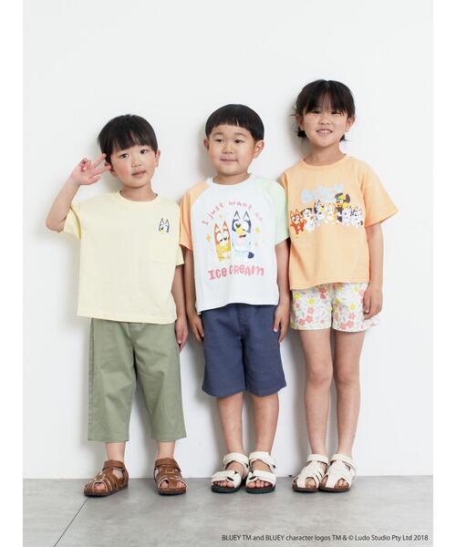 Samansa Mos2 Lagom（サマンサモスモスラーゴム）の「【ブルーイ】ポケット付きプリントTシャツ（Tシャツ/カットソー・キッズ・イエロー/ピンク・100/110/120/95/130）」の15枚目の写真