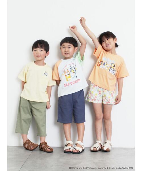 Samansa Mos2 Lagom（サマンサモスモスラーゴム）の「【ブルーイ】ポケット付きプリントTシャツ（Tシャツ/カットソー・キッズ・イエロー/ピンク・100/110/120/95/130）」の17枚目の写真