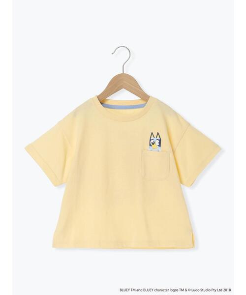 Samansa Mos2 Lagom（サマンサモスモスラーゴム）の「【ブルーイ】ポケット付きプリントTシャツ（Tシャツ/カットソー・キッズ・イエロー/ピンク・100/110/120/95/130）」の19枚目の写真