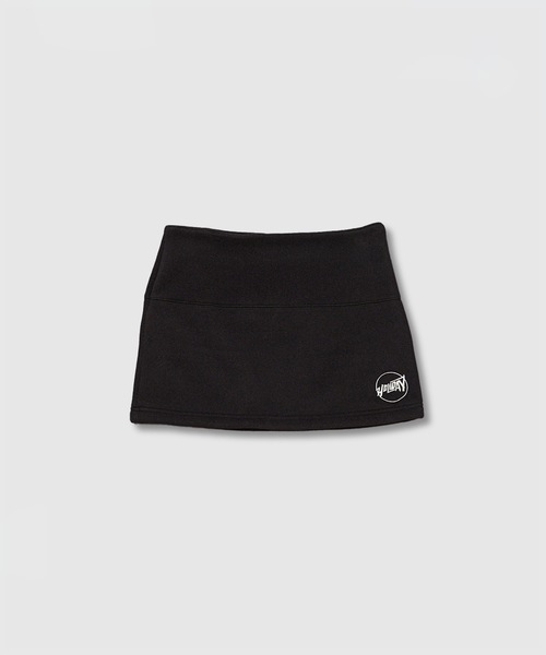 HOLIDAY(ホリデイ)の「CLASSIC FLEECE MINI SKIRT クラシックフリースミニスカート(スカート・レディース・ブラック/グレー・ONE SIZE)」の2枚目の写真