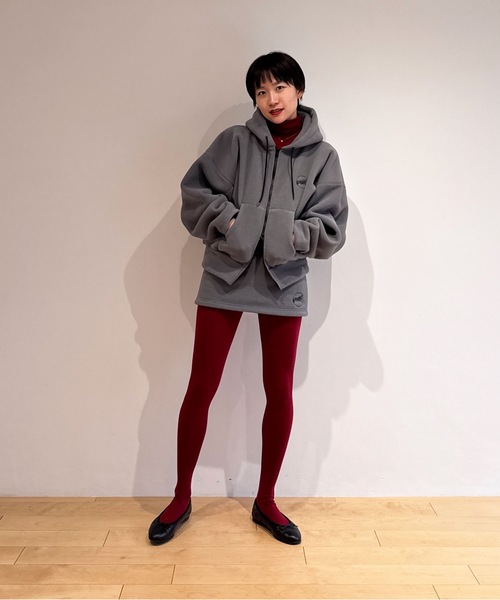 HOLIDAY(ホリデイ)の「CLASSIC FLEECE MINI SKIRT クラシックフリースミニスカート(スカート・レディース・ブラック/グレー・ONE SIZE)」の13枚目の写真
