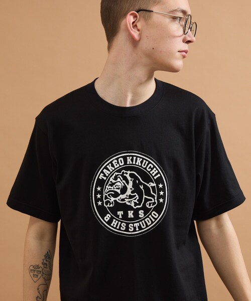 40ct&525(フォーティーカラッツアンドゴーニーゴ)の「ファイティングブル半袖Tシャツ(Tシャツ/カットソー・メンズ・ホワイト/ブラック・04/03/02/01)」の8枚目の写真