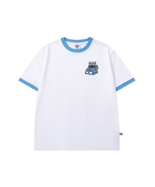 aimoha（アイモハ）の「HOOK -original-　ANIMAL SUPERMARKET スリッピーメス バックプリントTシャツ（Tシャツ/カットソー・メンズ・ホワイト/グレー・XL/M/L）」の6枚目の写真