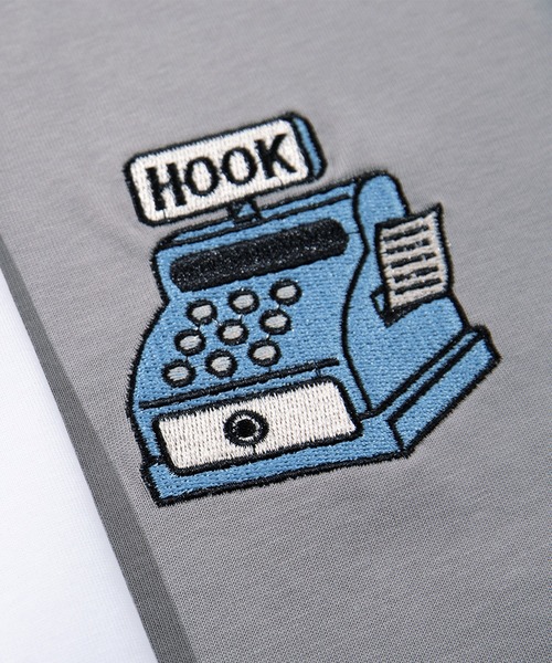 aimoha（アイモハ）の「HOOK -original-　ANIMAL SUPERMARKET スリッピーメス バックプリントTシャツ（Tシャツ/カットソー・メンズ・ホワイト/グレー・XL/M/L）」の8枚目の写真