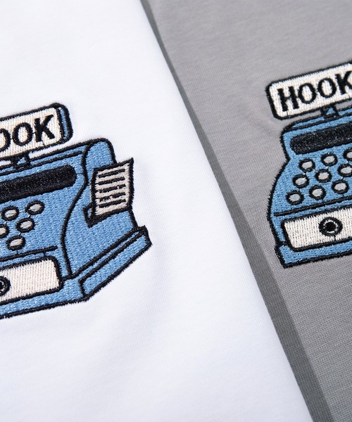 aimoha（アイモハ）の「HOOK -original-　ANIMAL SUPERMARKET スリッピーメス バックプリントTシャツ（Tシャツ/カットソー・メンズ・ホワイト/グレー・XL/M/L）」の9枚目の写真