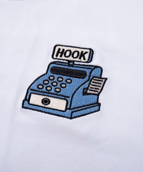 aimoha（アイモハ）の「HOOK -original-　ANIMAL SUPERMARKET スリッピーメス バックプリントTシャツ（Tシャツ/カットソー・メンズ・ホワイト/グレー・XL/M/L）」の16枚目の写真