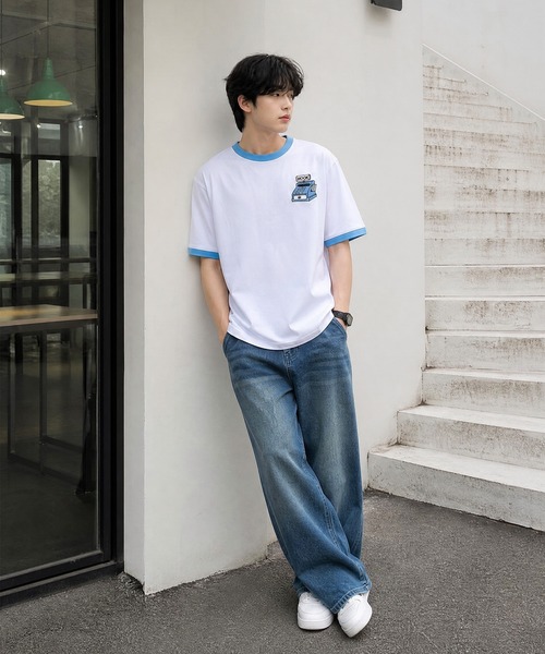aimoha(アイモハ)の「HOOK -original- ANIMAL SUPERMARKET スリッピーメス バックプリントTシャツ (SS)(Tシャツ/カットソー・メンズ・ホワイト/グレー・XL/M/L)」の10枚目の写真