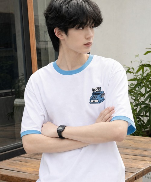 aimoha(アイモハ)の「HOOK -original- ANIMAL SUPERMARKET スリッピーメス バックプリントTシャツ (SS)(Tシャツ/カットソー・メンズ・ホワイト/グレー・XL/M/L)」の11枚目の写真