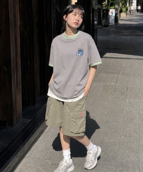 aimoha(アイモハ)の「HOOK -original- ANIMAL SUPERMARKET スリッピーメス バックプリントTシャツ (SS)(Tシャツ/カットソー・メンズ・ホワイト/グレー・XL/M/L)」の4枚目の写真