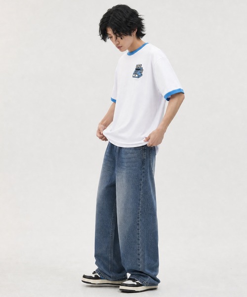 aimoha(アイモハ)の「HOOK -original- ANIMAL SUPERMARKET スリッピーメス バックプリントTシャツ (SS)(Tシャツ/カットソー・メンズ・ホワイト/グレー・XL/M/L)」の13枚目の写真