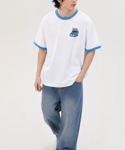 aimoha(アイモハ)の「HOOK -original- ANIMAL SUPERMARKET スリッピーメス バックプリントTシャツ (SS)(Tシャツ/カットソー・メンズ・ホワイト/グレー・XL/M/L)」の17枚目の写真
