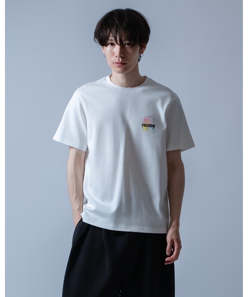 Crownor(クラウノアー)の「花火グラフィック 半袖Tシャツ(Tシャツ/カットソー・メンズ・ホワイト/ブラック・LARGE/MEDIUM)」の11枚目の写真
