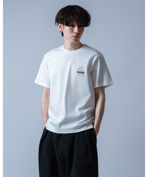 Crownor(クラウノアー)の「花火グラフィック 半袖Tシャツ(Tシャツ/カットソー・メンズ・ホワイト/ブラック・LARGE/MEDIUM)」の12枚目の写真