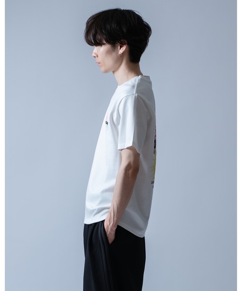 Crownor(クラウノアー)の「花火グラフィック 半袖Tシャツ(Tシャツ/カットソー・メンズ・ホワイト/ブラック・LARGE/MEDIUM)」の13枚目の写真