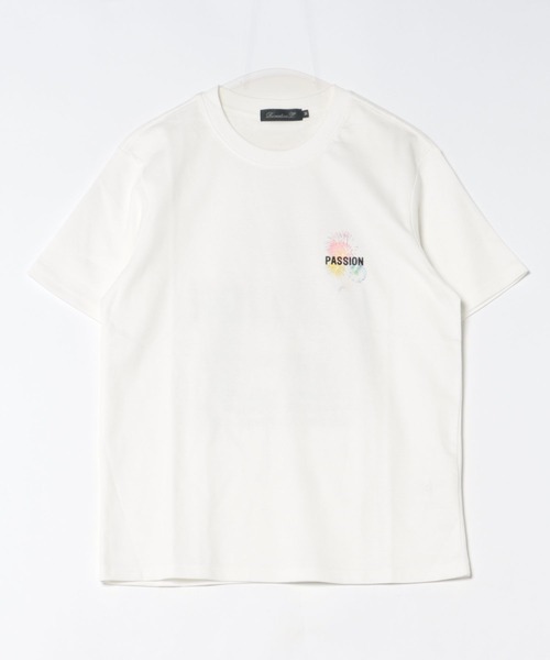 Crownor(クラウノアー)の「花火グラフィック 半袖Tシャツ(Tシャツ/カットソー・メンズ・ホワイト/ブラック・LARGE/MEDIUM)」の3枚目の写真