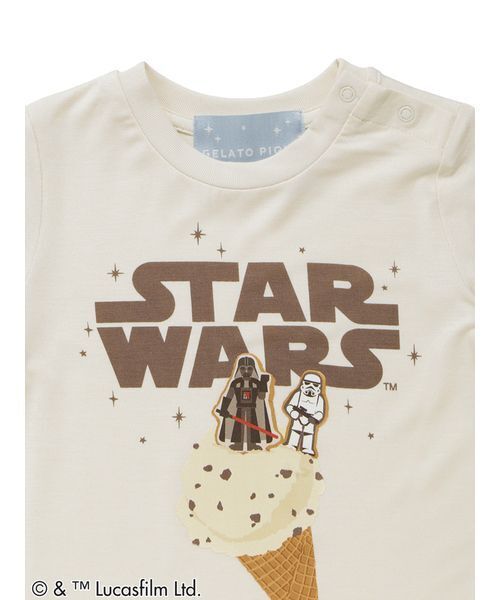 gelato pique(ジェラートピケ)の「【STAR WARS】【ベビー】ワンポイントTシャツ(その他ベビーウェア・キッズ・クリーム/ミント・80)」の6枚目の写真